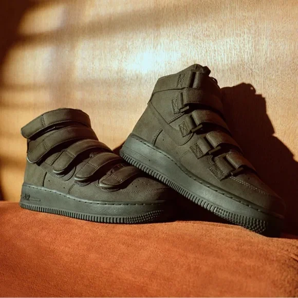 NEW! NIKE X BILLIE EILISH AIR FORCE 1 HIGH '07 SEQUOIA, Men’s 6, Women’s 7.5 NIB - Picture 1 of 6